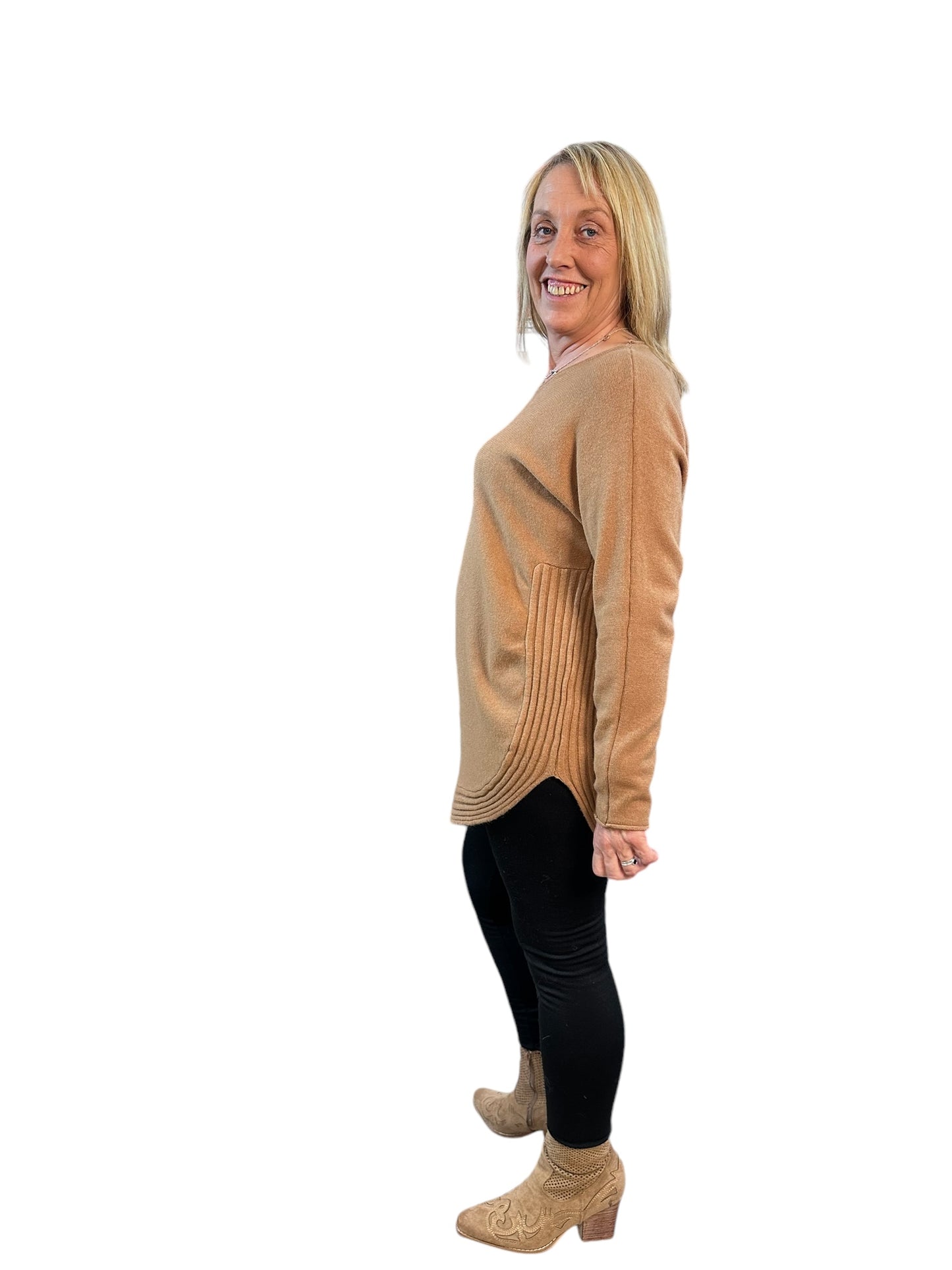 Hallie Jumper Camel & get the Lottie Leggings FREE