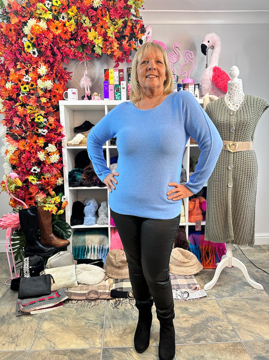 Evie Jumper Sky blue & get Lottie Leggings Free