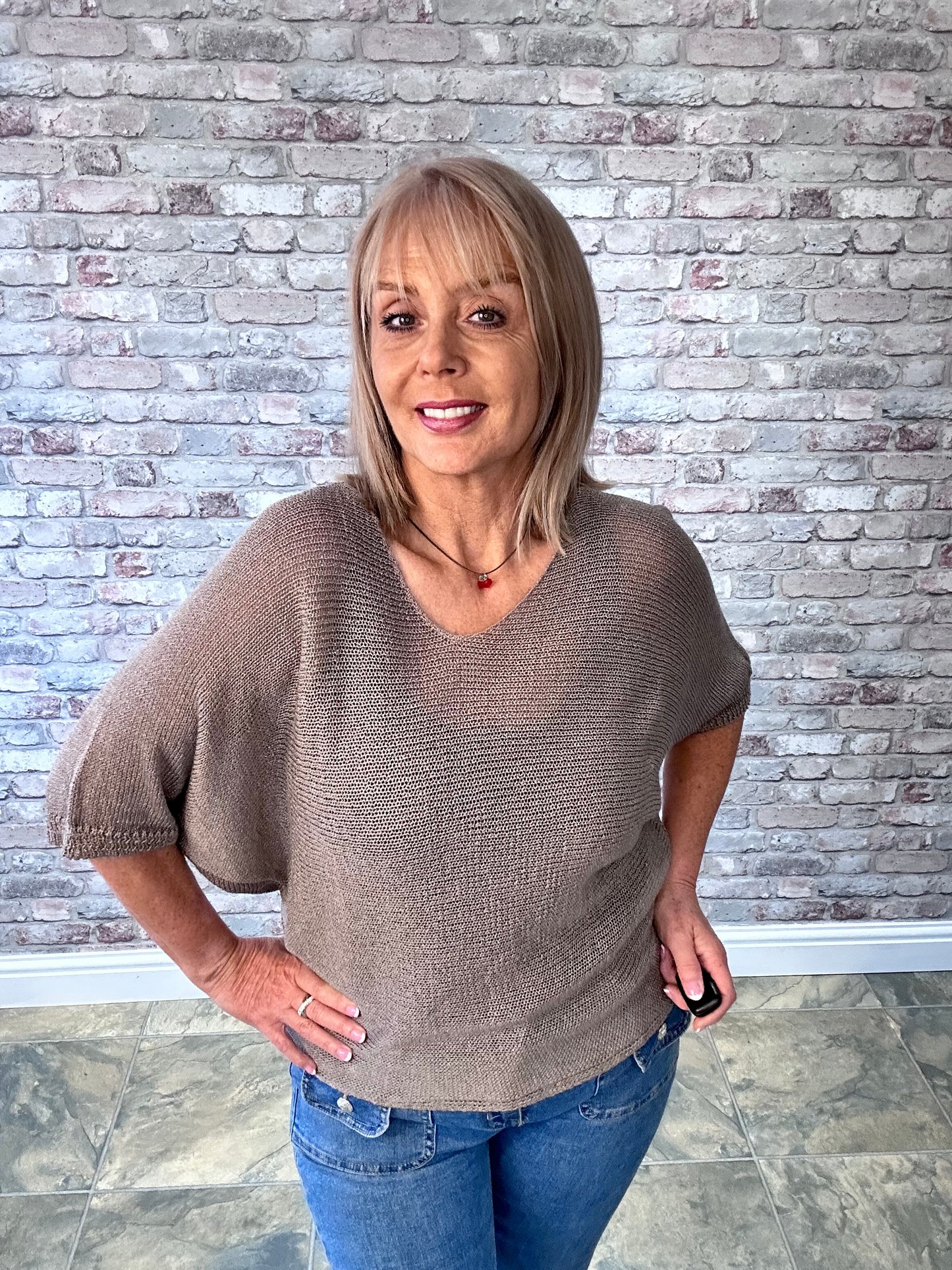 Button Back Jumper