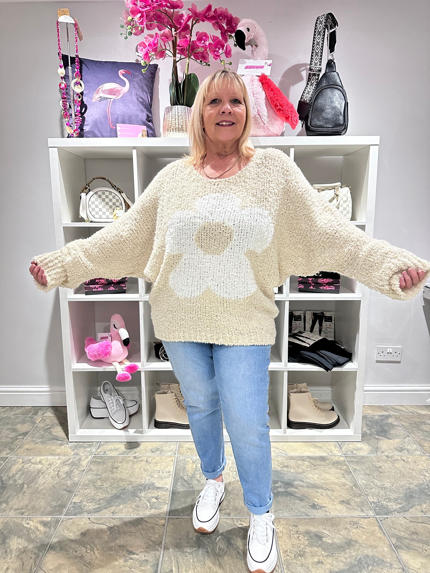 Beige Teddy Jumper (SALE )