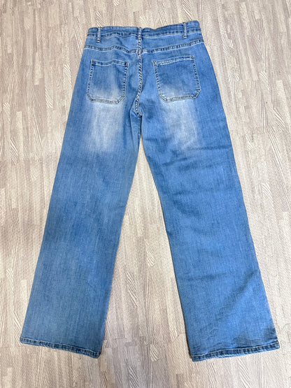 Wide Leg Pocket Jeans