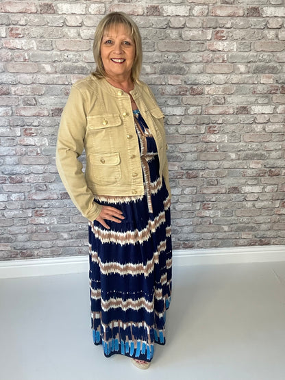 Tie- dye magic maxi dress