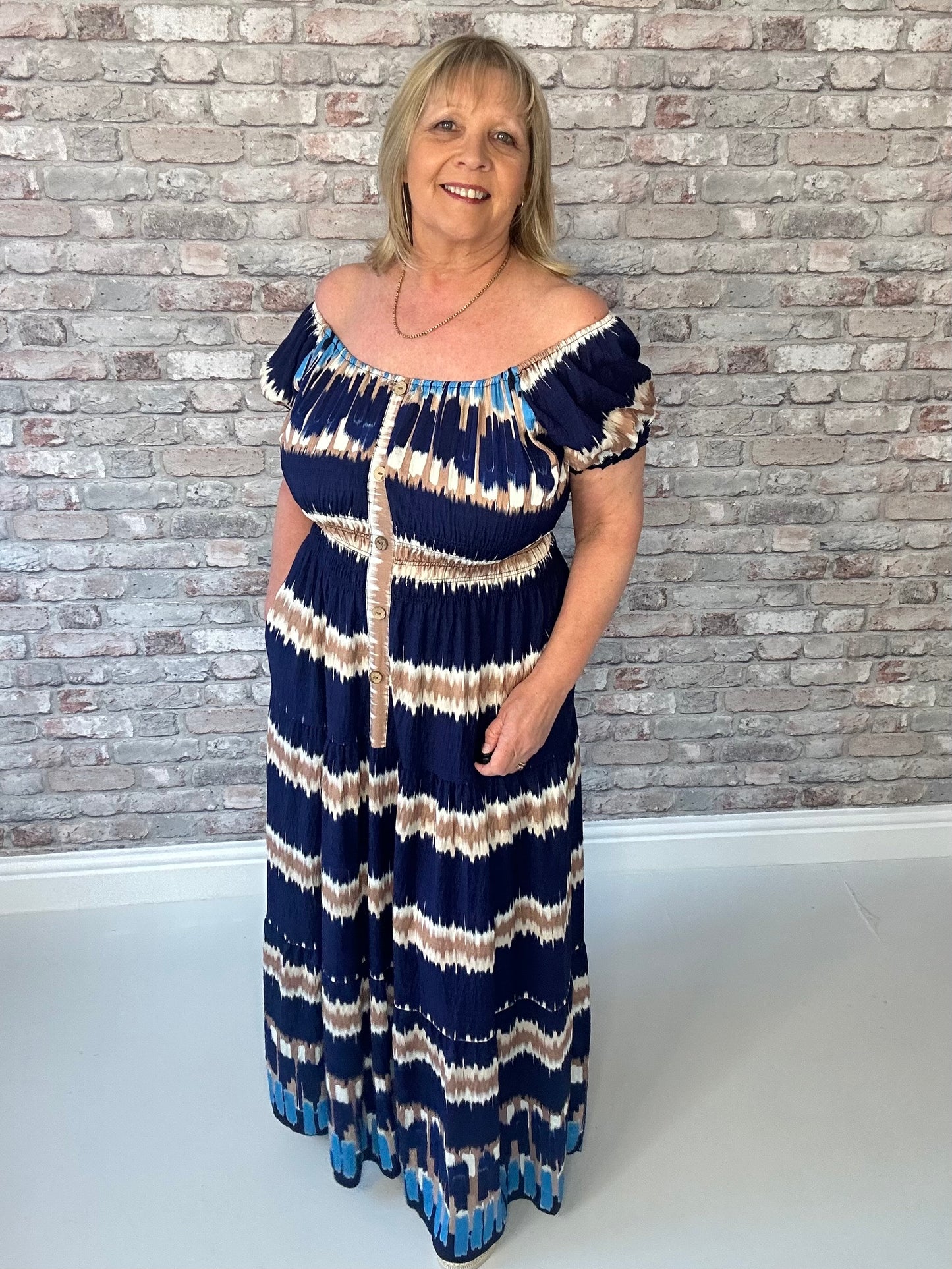 Tie- dye magic maxi dress