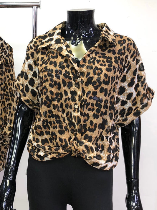 Leopard Blouse