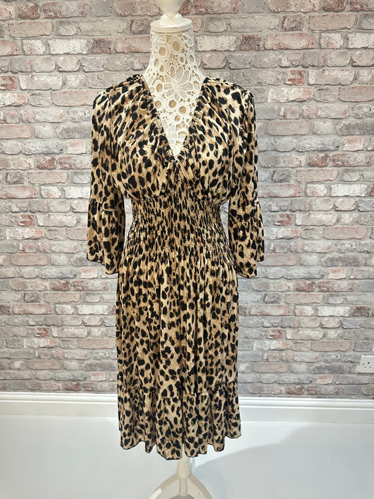 Lucy leopard dress
