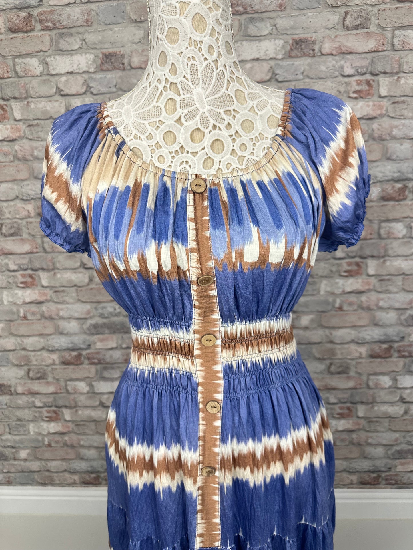 Tie- dye magic maxi dress