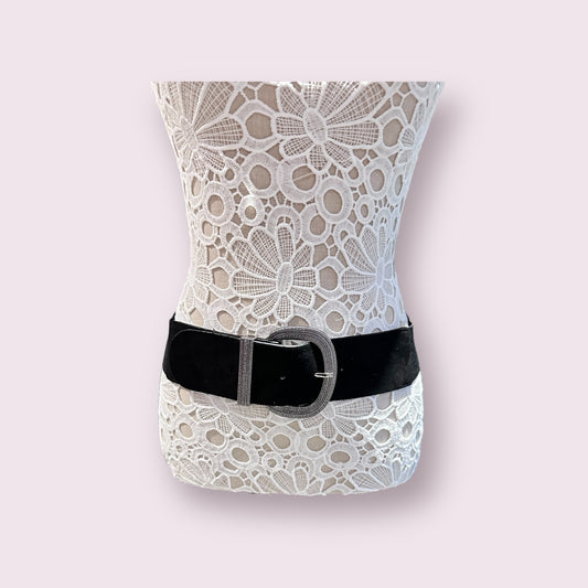 Black Elasticated Belt