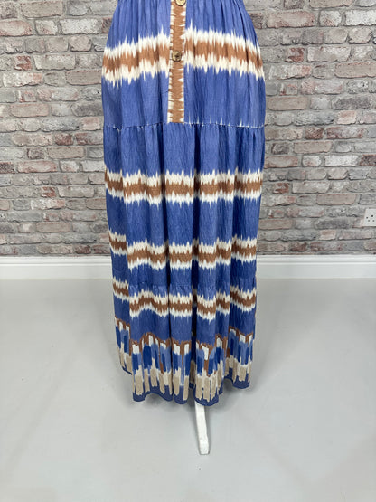 Tie- dye magic maxi dress