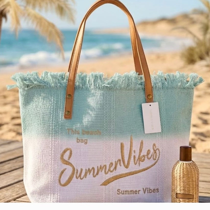 Summer vibes beach bag
